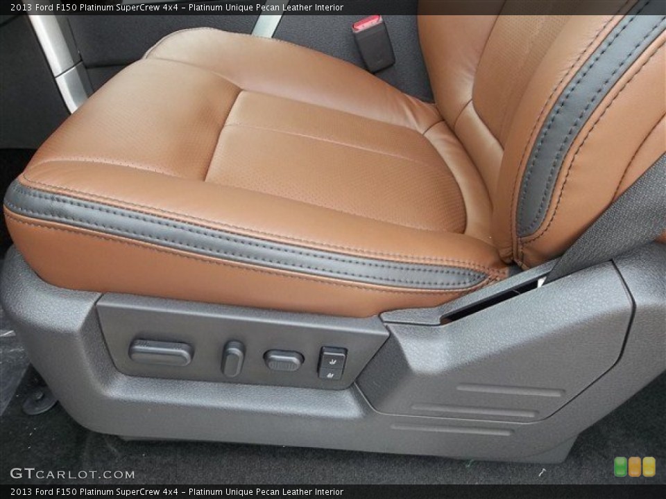 Platinum Unique Pecan Leather Interior Controls for the 2013 Ford F150 Platinum SuperCrew 4x4 #71785305
