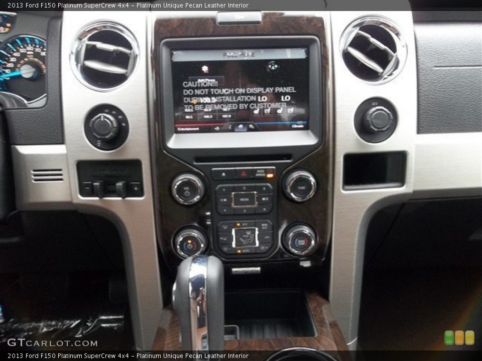 Platinum Unique Pecan Leather Interior Controls for the 2013 Ford F150 Platinum SuperCrew 4x4 #71785533