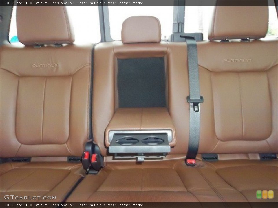 Platinum Unique Pecan Leather Interior Rear Seat for the 2013 Ford F150 Platinum SuperCrew 4x4 #71785566