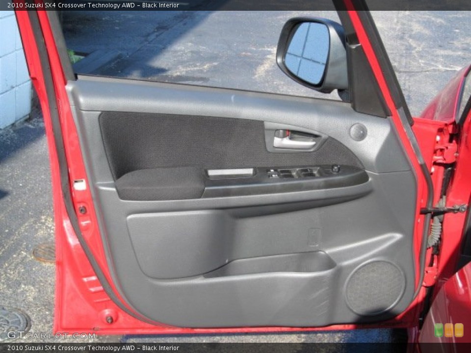 Black Interior Door Panel for the 2010 Suzuki SX4 Crossover Technology AWD #71786107