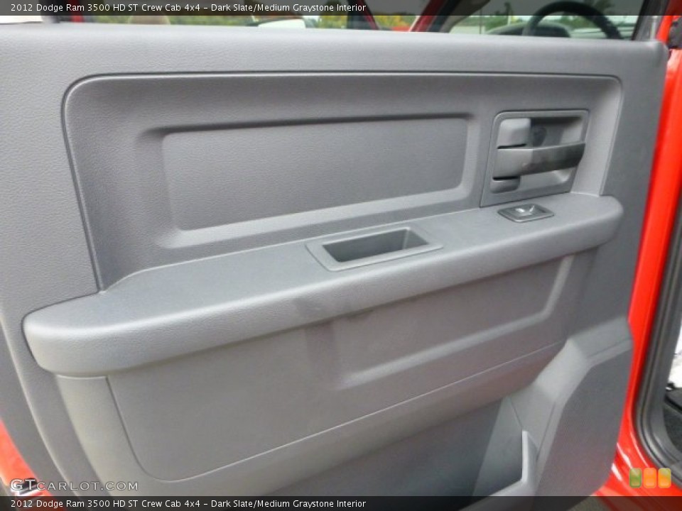 Dark Slate/Medium Graystone Interior Door Panel for the 2012 Dodge Ram 3500 HD ST Crew Cab 4x4 #71787255