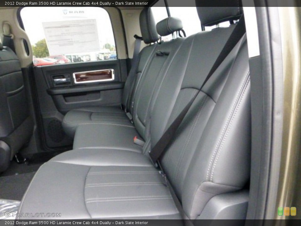 Dark Slate Interior Rear Seat for the 2012 Dodge Ram 3500 HD Laramie Crew Cab 4x4 Dually #71788599