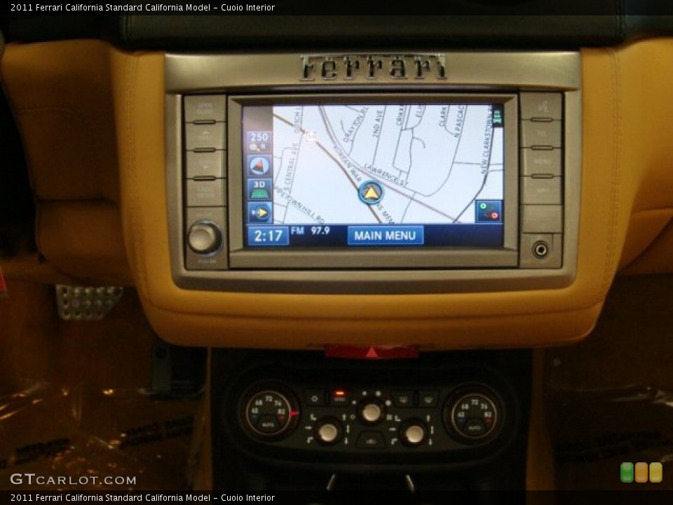 Cuoio Interior Navigation for the 2011 Ferrari California  #71795311