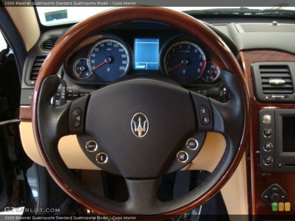 Cuoio Interior Steering Wheel for the 2006 Maserati Quattroporte  #71795564
