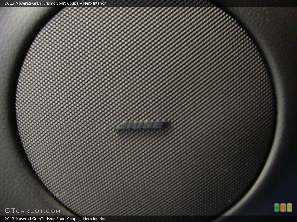 Nero Interior Audio System for the 2013 Maserati GranTurismo Sport Coupe #71796108