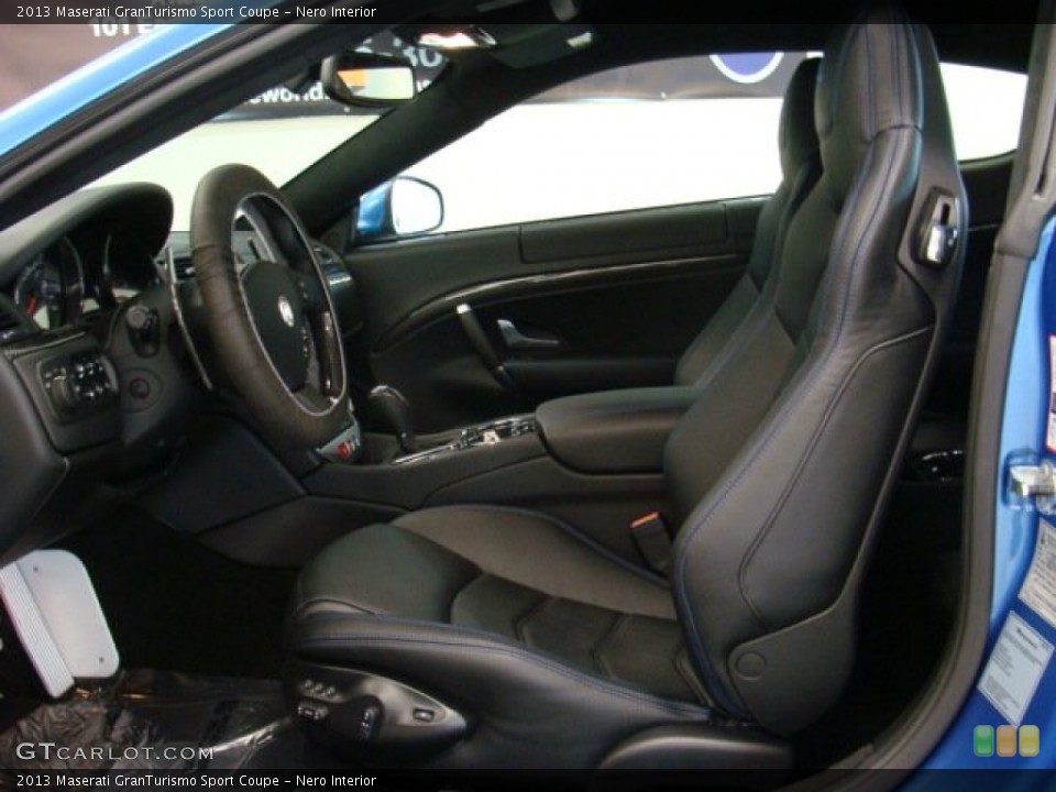 Nero Interior Front Seat for the 2013 Maserati GranTurismo Sport Coupe #71796126