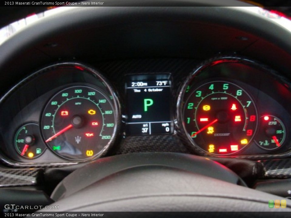 Nero Interior Gauges for the 2013 Maserati GranTurismo Sport Coupe #71796174