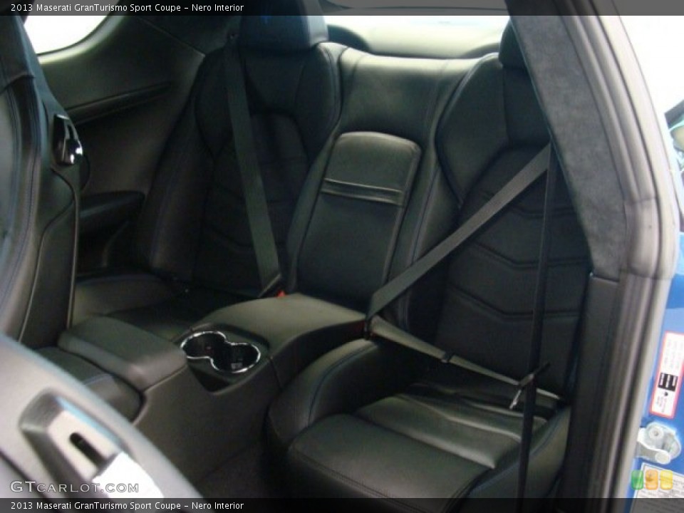 Nero Interior Rear Seat for the 2013 Maserati GranTurismo Sport Coupe #71796222