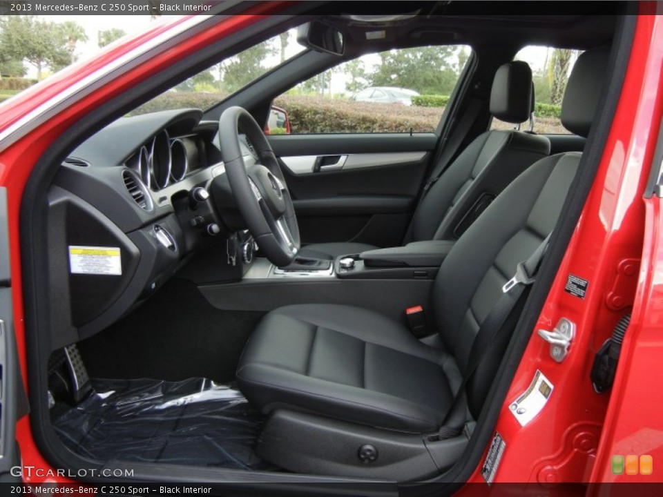 Black Interior Photo for the 2013 Mercedes-Benz C 250 Sport #71798184