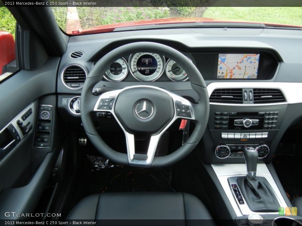 Black Interior Controls for the 2013 Mercedes-Benz C 250 Sport #71798214