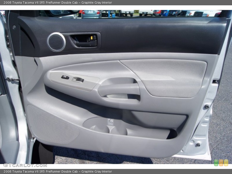 Graphite Gray Interior Door Panel for the 2008 Toyota Tacoma V6 SR5 PreRunner Double Cab #71798634