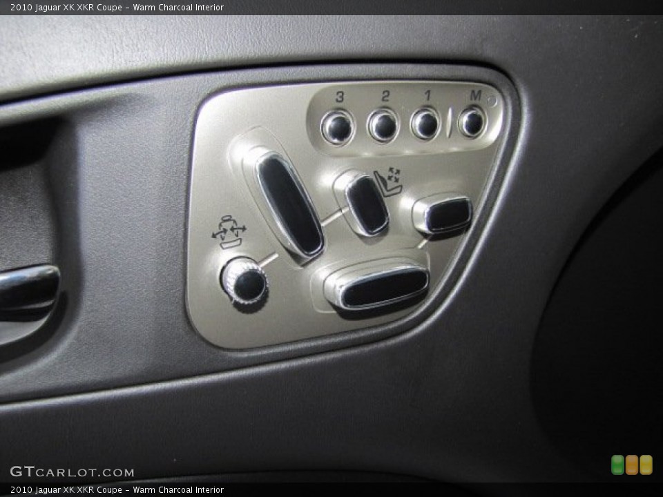 Warm Charcoal Interior Controls for the 2010 Jaguar XK XKR Coupe #71801271