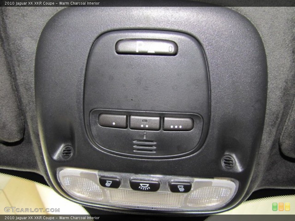 Warm Charcoal Interior Controls for the 2010 Jaguar XK XKR Coupe #71801301