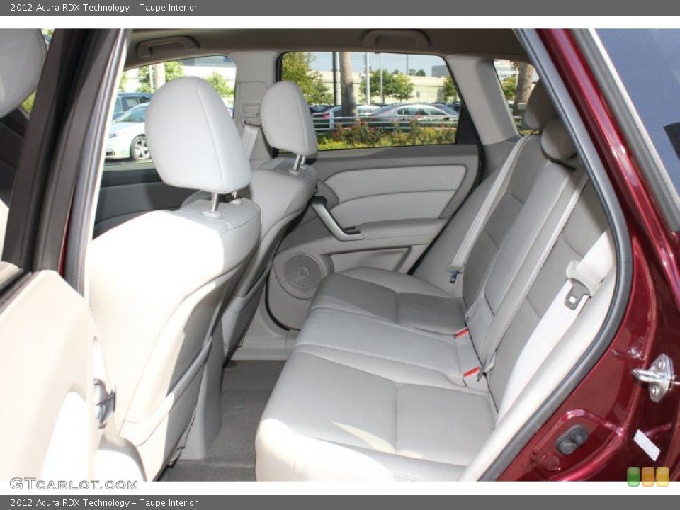 Taupe Interior Rear Seat for the 2012 Acura RDX Technology #71803389