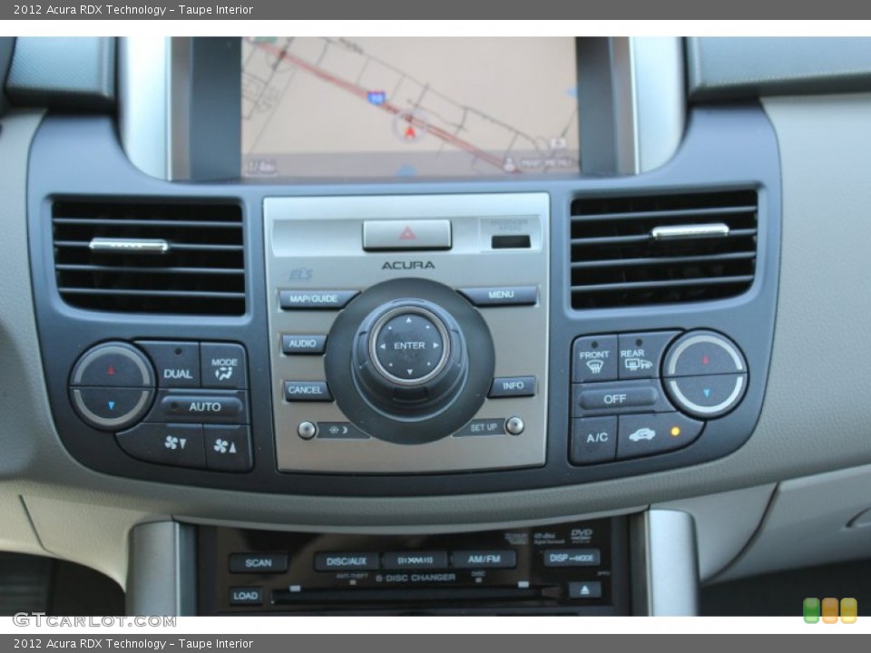 Taupe Interior Controls for the 2012 Acura RDX Technology #71803447