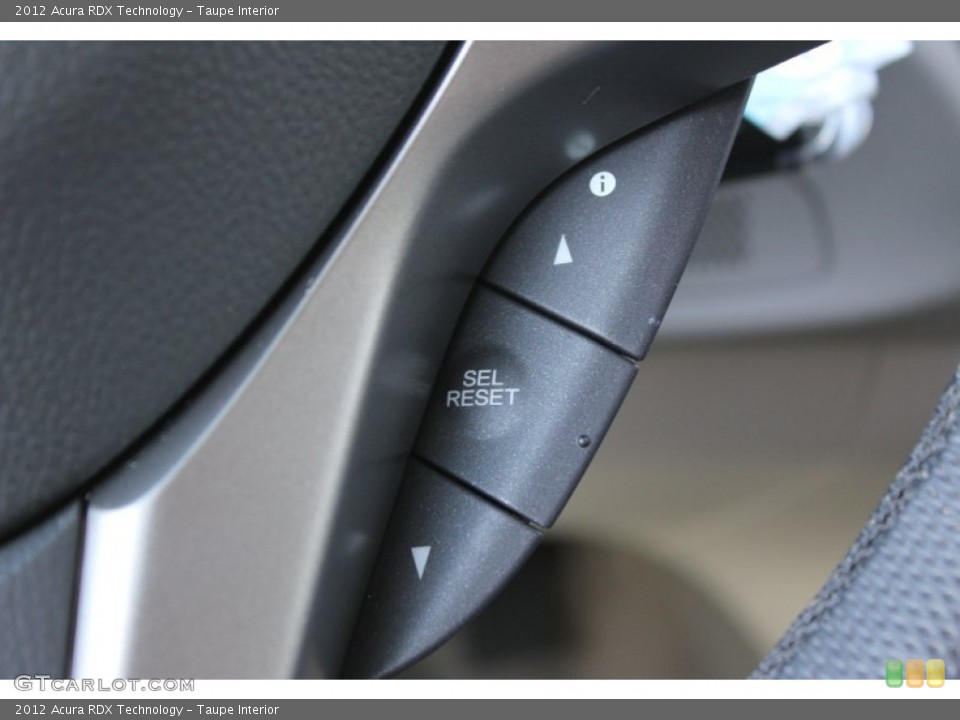 Taupe Interior Controls for the 2012 Acura RDX Technology #71803521