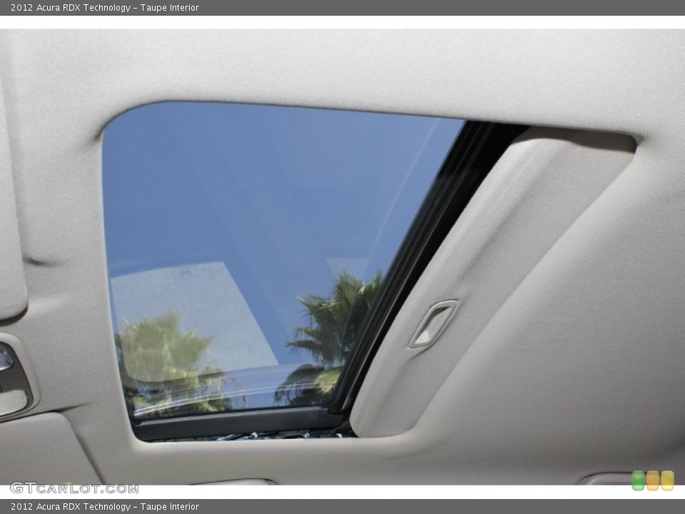 Taupe Interior Sunroof for the 2012 Acura RDX Technology #71803527