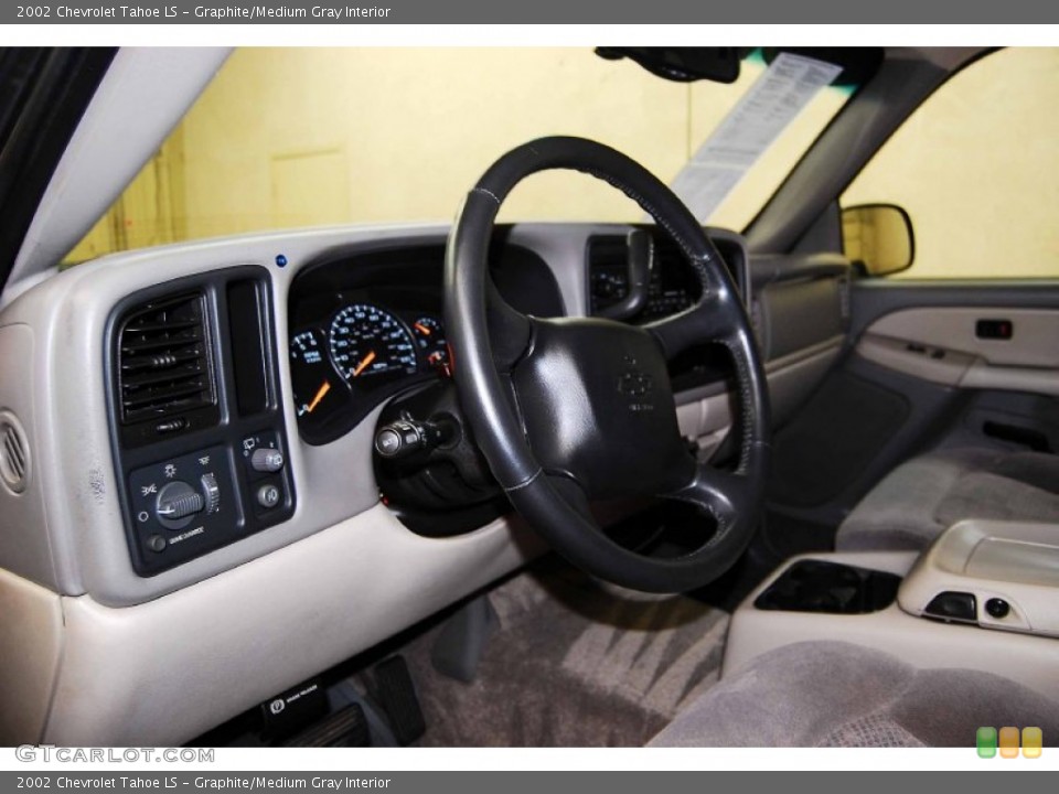 Graphite/Medium Gray Interior Dashboard for the 2002 Chevrolet Tahoe LS #71804235