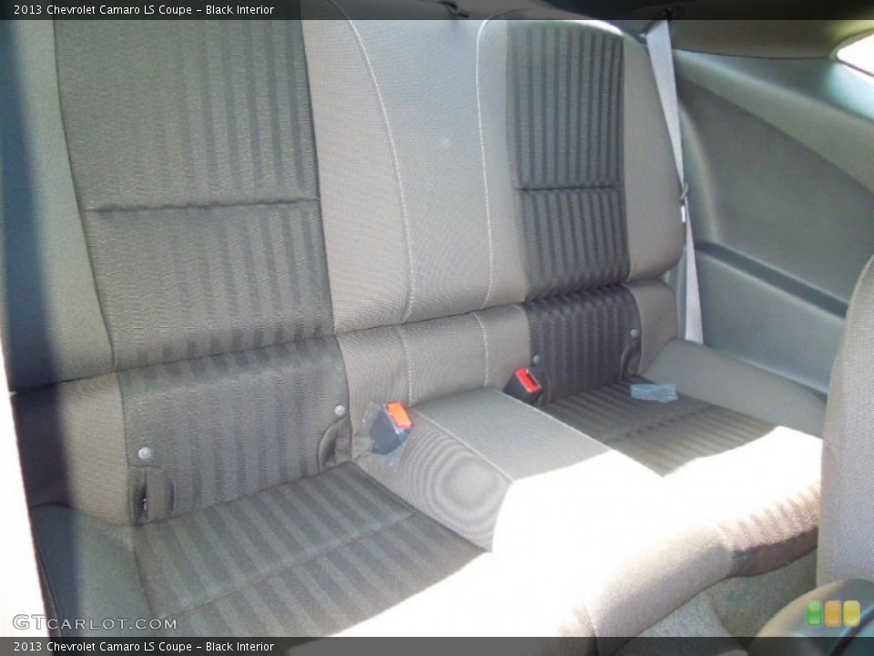 Black Interior Rear Seat for the 2013 Chevrolet Camaro LS Coupe #71811417