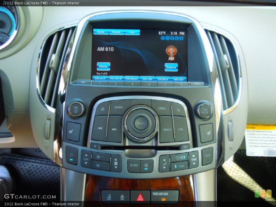 Titanium Interior Controls for the 2012 Buick LaCrosse FWD #71811578