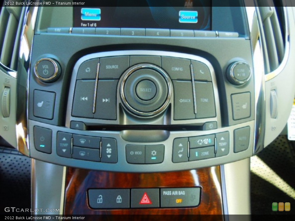 Titanium Interior Controls for the 2012 Buick LaCrosse FWD #71811588