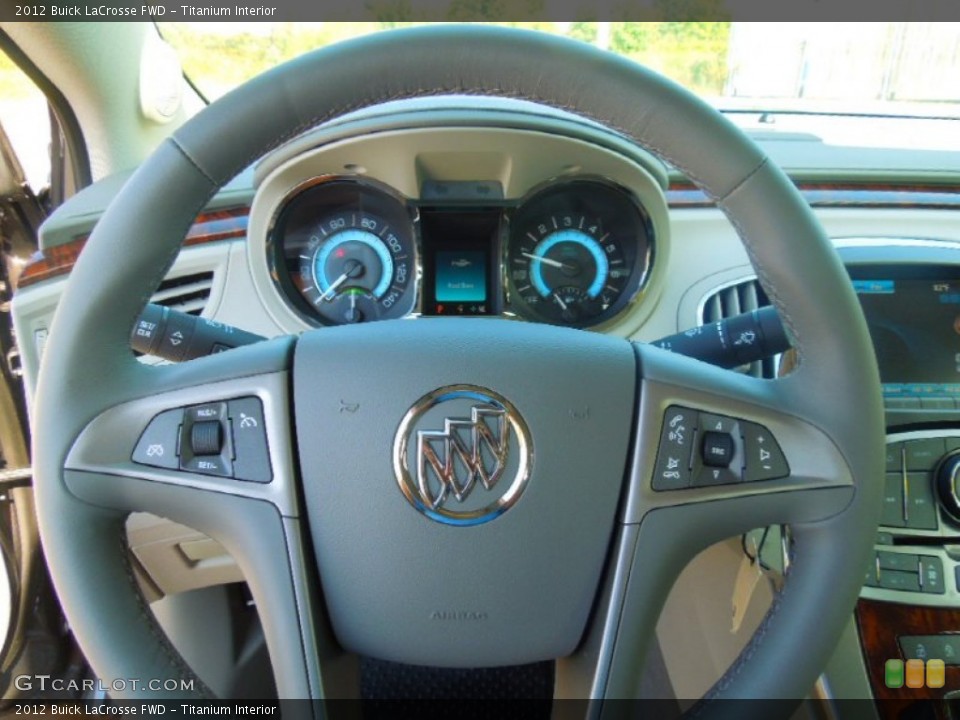 Titanium Interior Steering Wheel for the 2012 Buick LaCrosse FWD #71811594