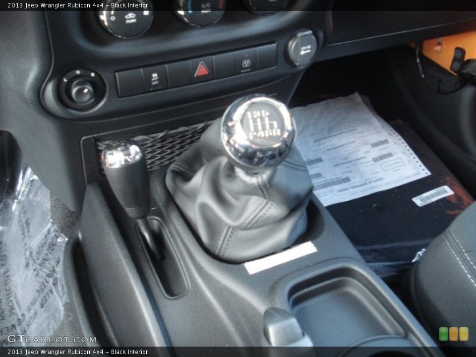 Black Interior Transmission for the 2013 Jeep Wrangler Rubicon 4x4 #71812167