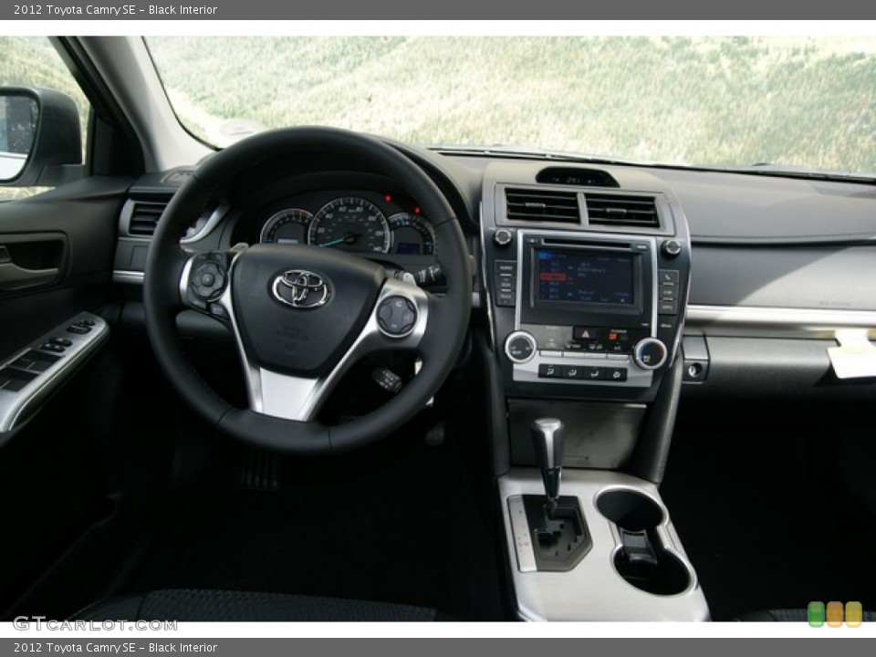 Black Interior Dashboard for the 2012 Toyota Camry SE #71812524