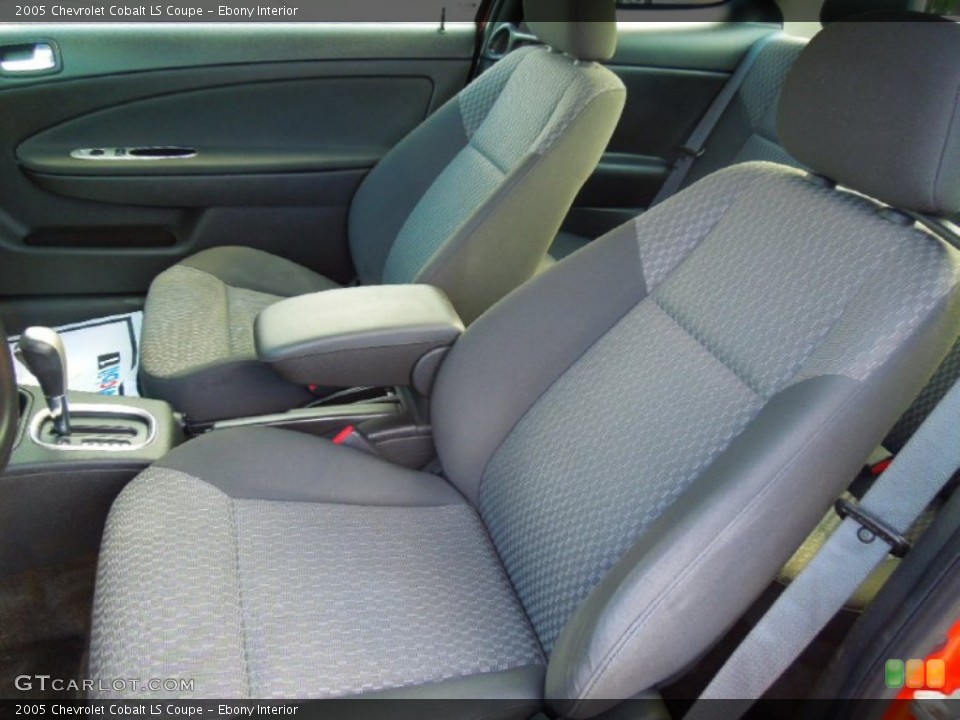 Ebony Interior Front Seat for the 2005 Chevrolet Cobalt LS Coupe #71812836