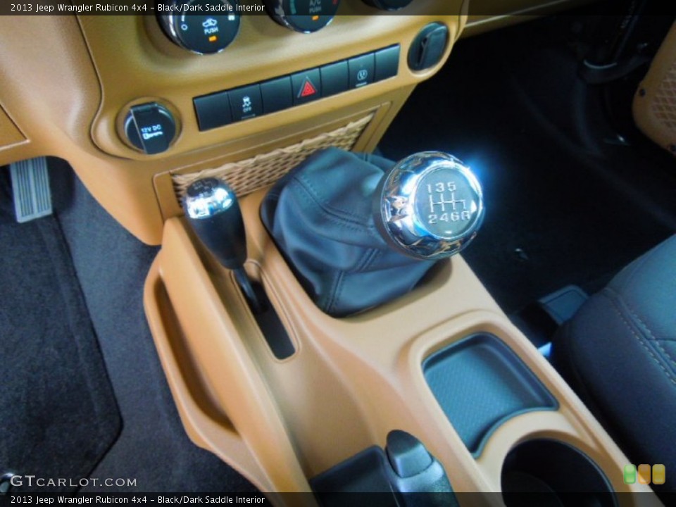 Black/Dark Saddle Interior Transmission for the 2013 Jeep Wrangler Rubicon 4x4 #71813301