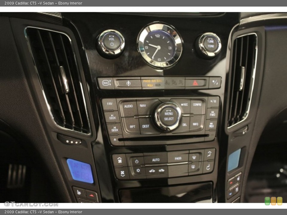 Ebony Interior Controls for the 2009 Cadillac CTS -V Sedan #71814537