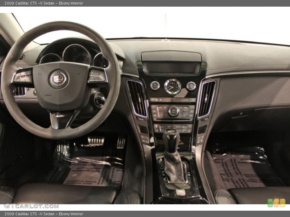 Ebony Interior Dashboard for the 2009 Cadillac CTS -V Sedan #71814555