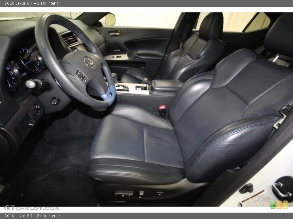Black Interior Front Seat for the 2010 Lexus IS F #71816610