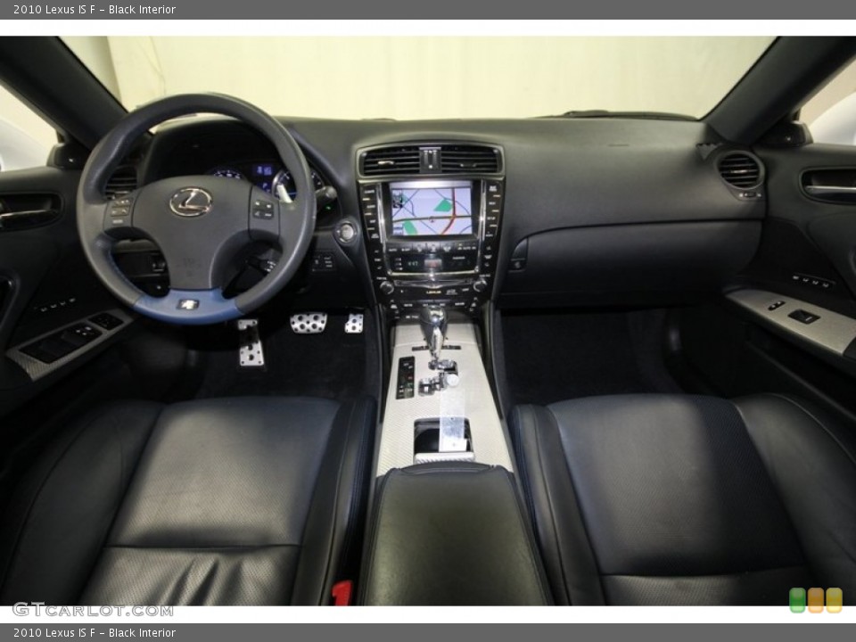 Black Interior Dashboard for the 2010 Lexus IS F #71816613