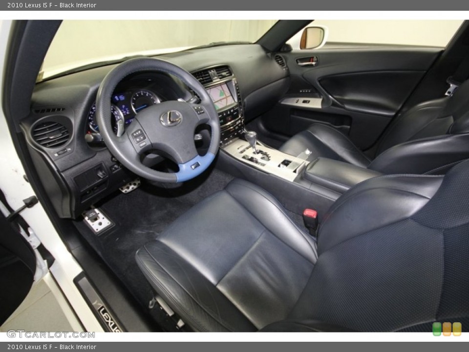 Black Interior Prime Interior for the 2010 Lexus IS F #71816640