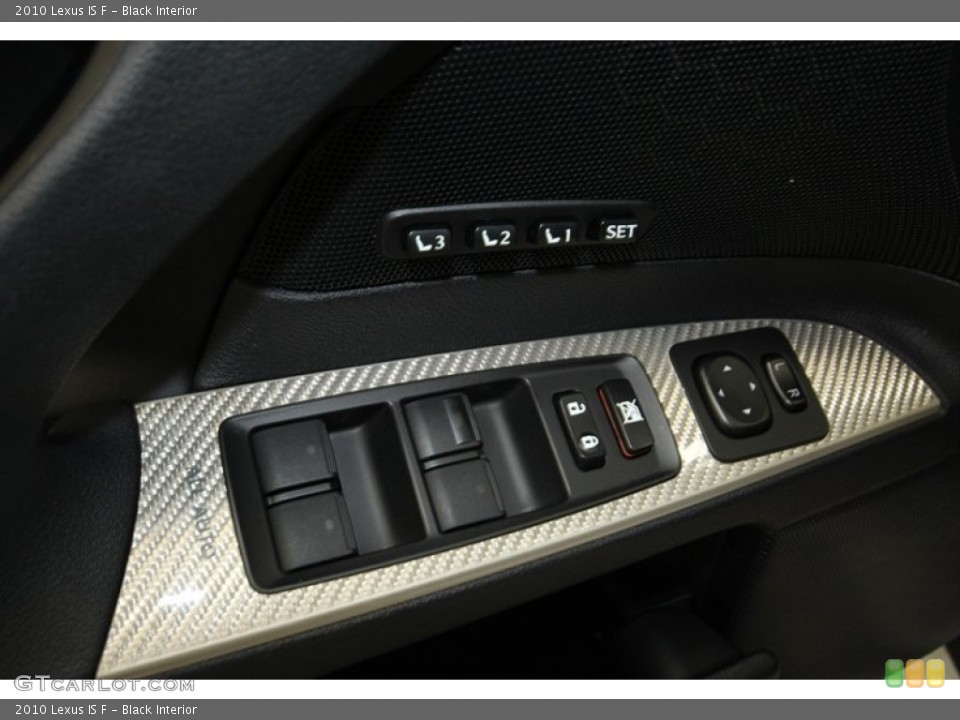 Black Interior Controls for the 2010 Lexus IS F #71816649