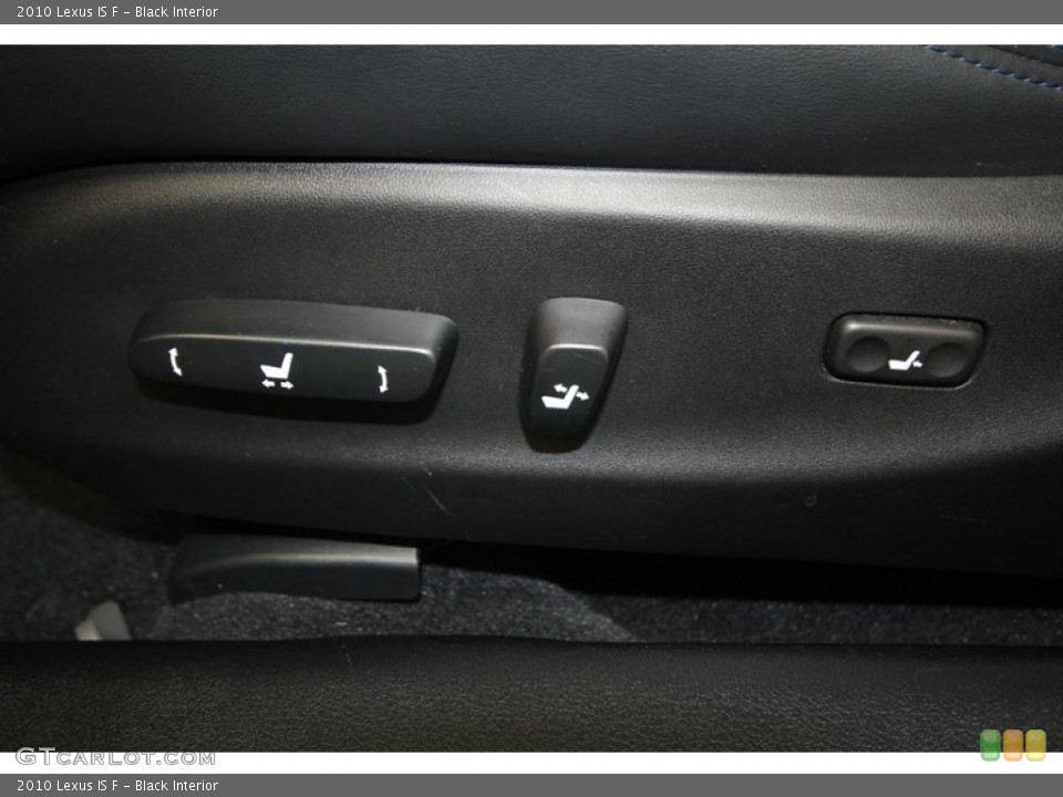 Black Interior Controls for the 2010 Lexus IS F #71816652