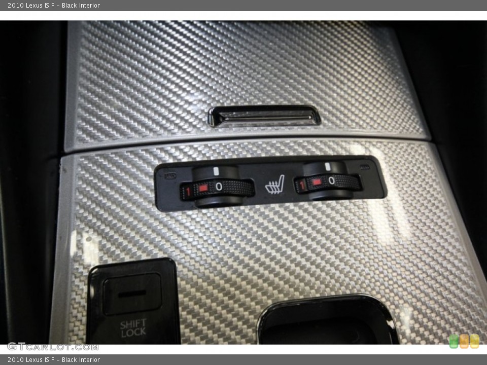 Black Interior Controls for the 2010 Lexus IS F #71816676
