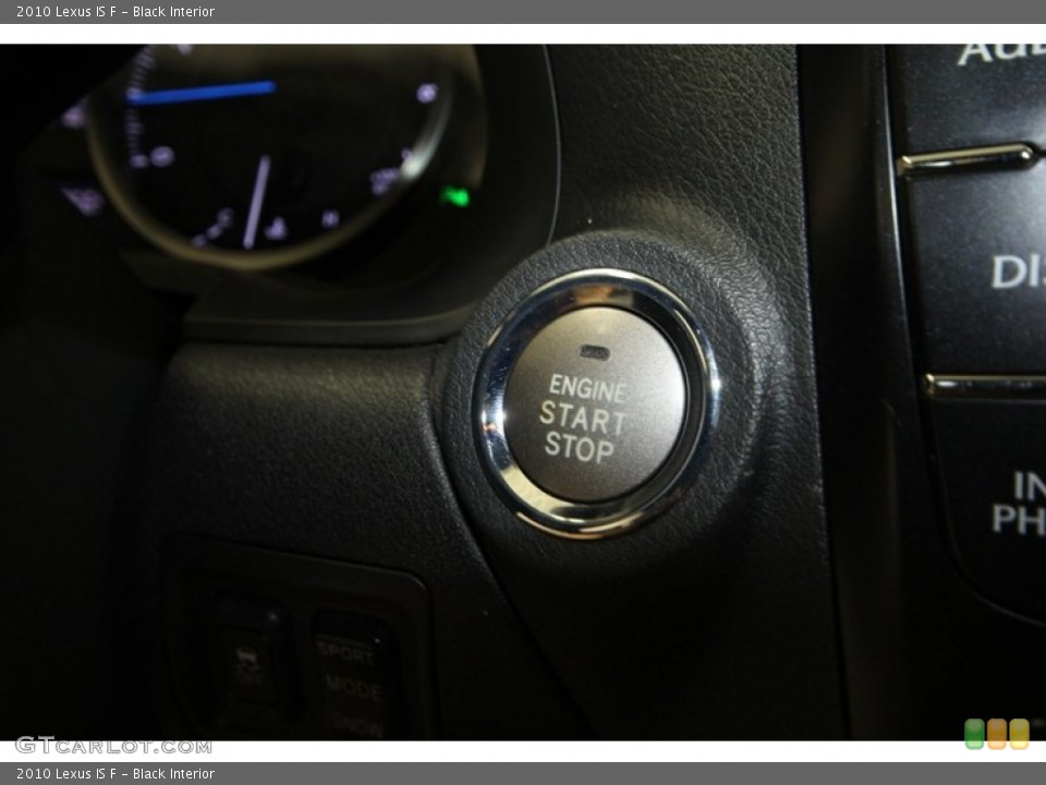 Black Interior Controls for the 2010 Lexus IS F #71816685