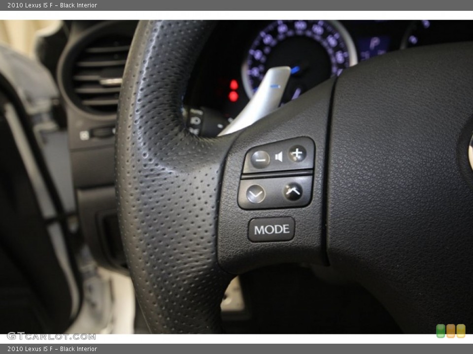 Black Interior Controls for the 2010 Lexus IS F #71816694