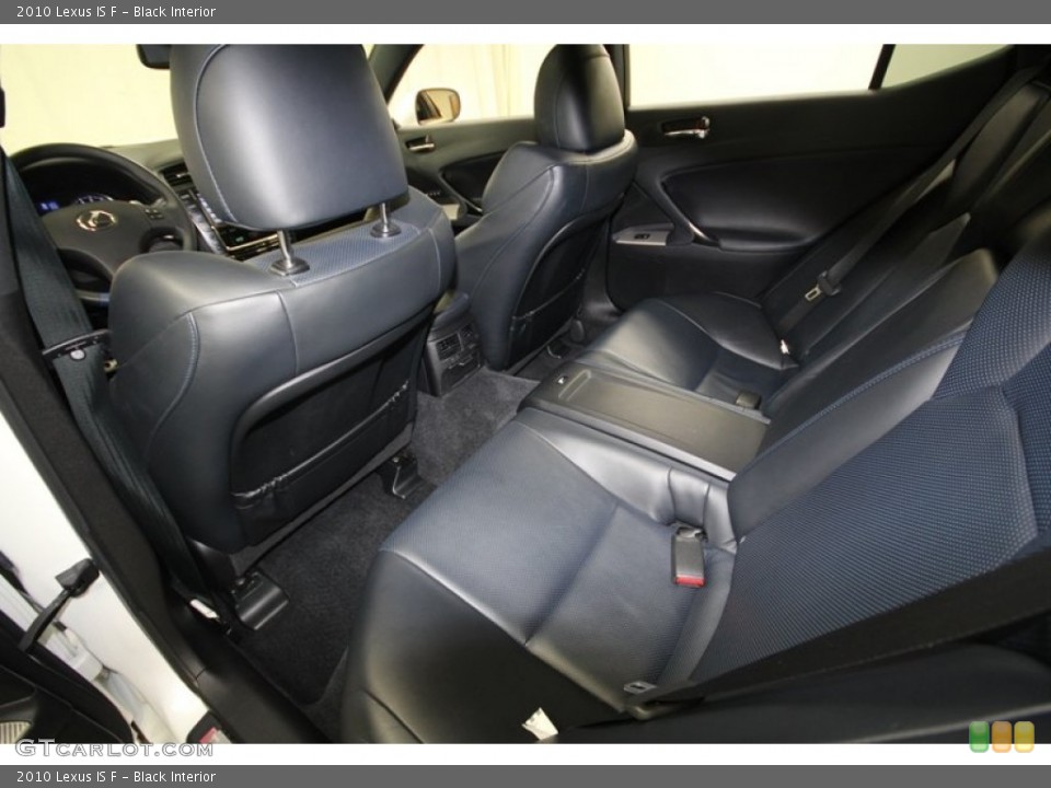 Black Interior Rear Seat for the 2010 Lexus IS F #71816697