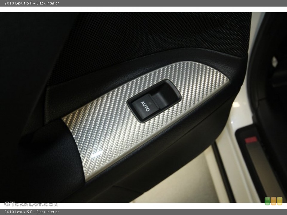 Black Interior Controls for the 2010 Lexus IS F #71816703