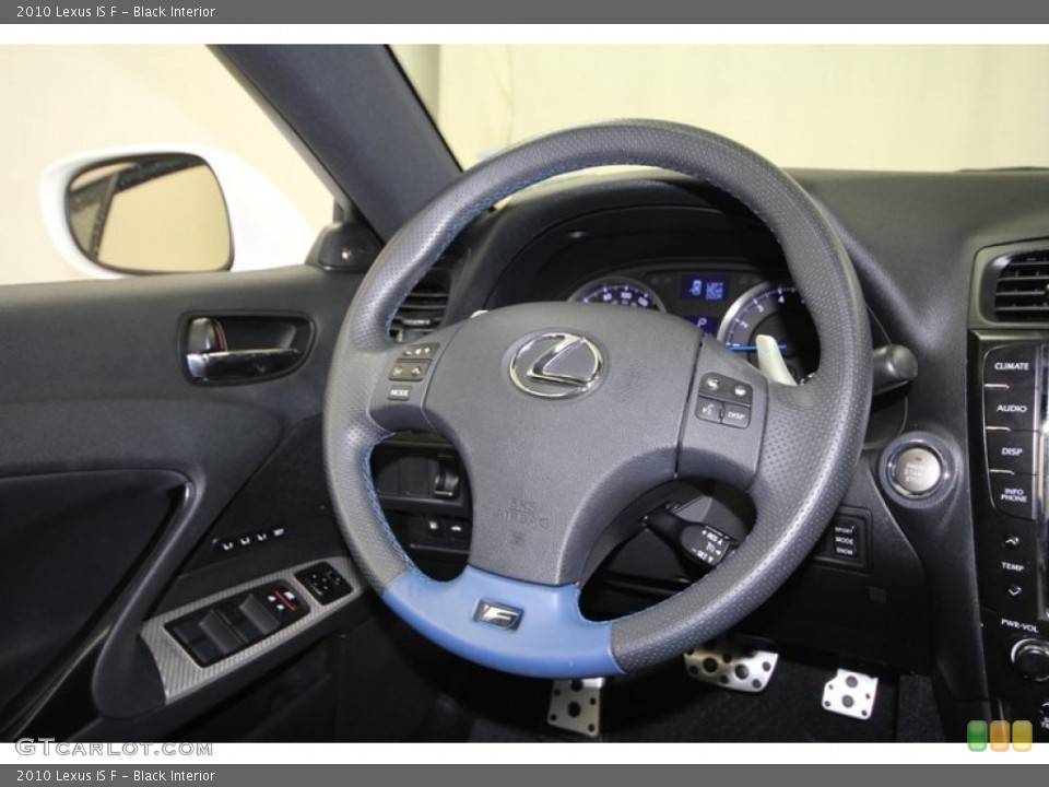 Black Interior Steering Wheel for the 2010 Lexus IS F #71816706