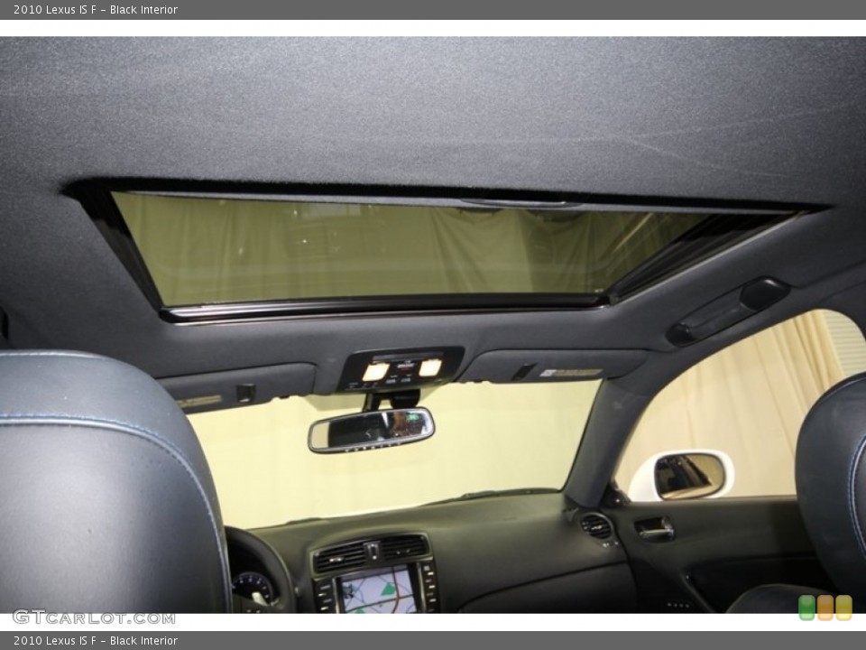 Black Interior Sunroof for the 2010 Lexus IS F #71816709