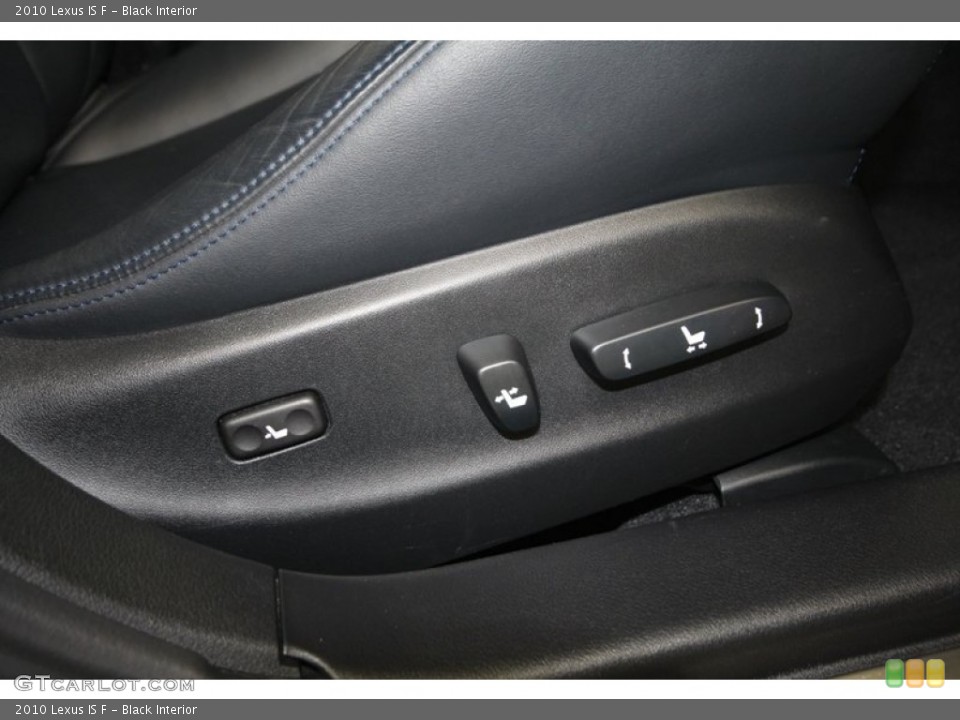 Black Interior Controls for the 2010 Lexus IS F #71816730