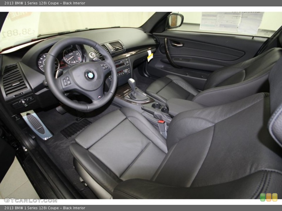 Black Interior Prime Interior for the 2013 BMW 1 Series 128i Coupe #71817126