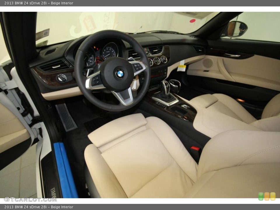 Beige Interior Prime Interior for the 2013 BMW Z4 sDrive 28i #71817645