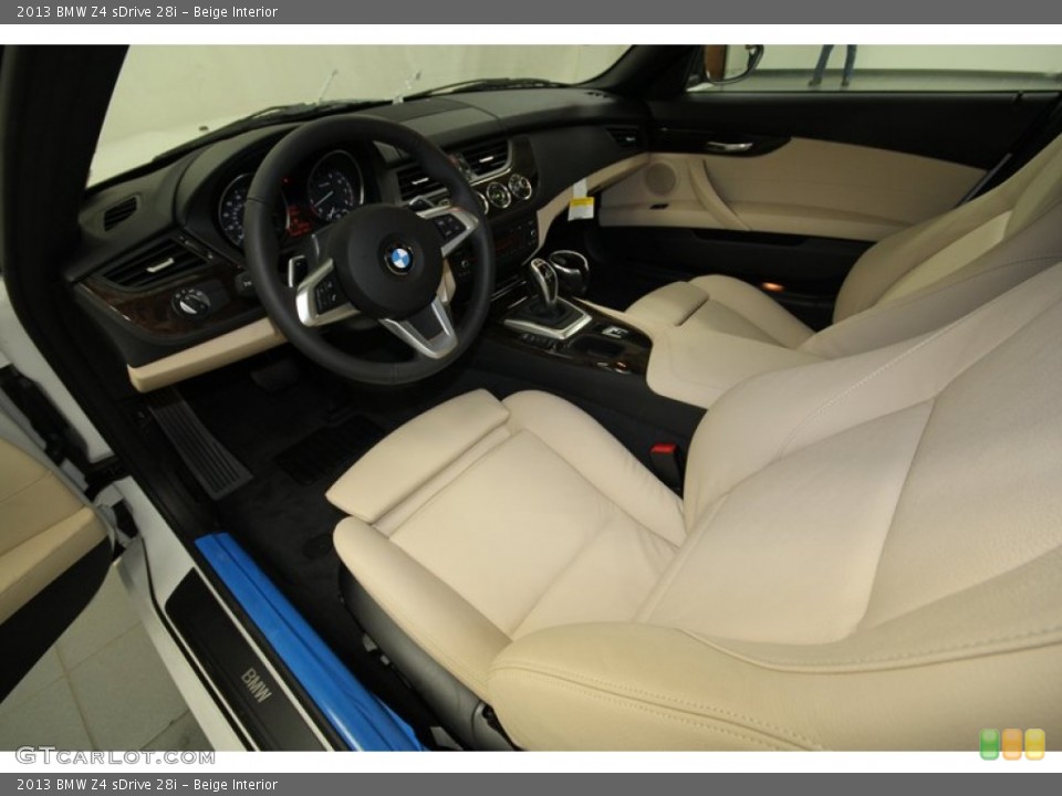 Beige Interior Prime Interior for the 2013 BMW Z4 sDrive 28i #71817669