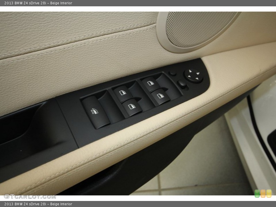 Beige Interior Controls for the 2013 BMW Z4 sDrive 28i #71817675