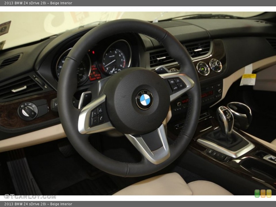 Beige Interior Steering Wheel for the 2013 BMW Z4 sDrive 28i #71817699